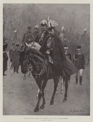 Rey y Kaiser, Eduardo VII de Inglaterra y Guillermo II, emperador alemán